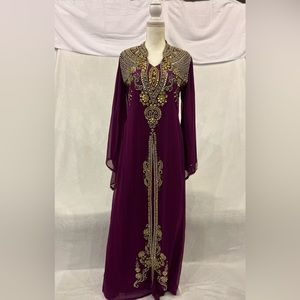 Purple kaftan